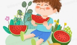 吃瓜女孩可爱卡通头像
