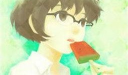 吃瓜女孩可爱卡通头像